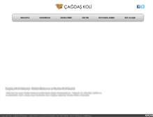 Tablet Screenshot of cagdaskoli.com